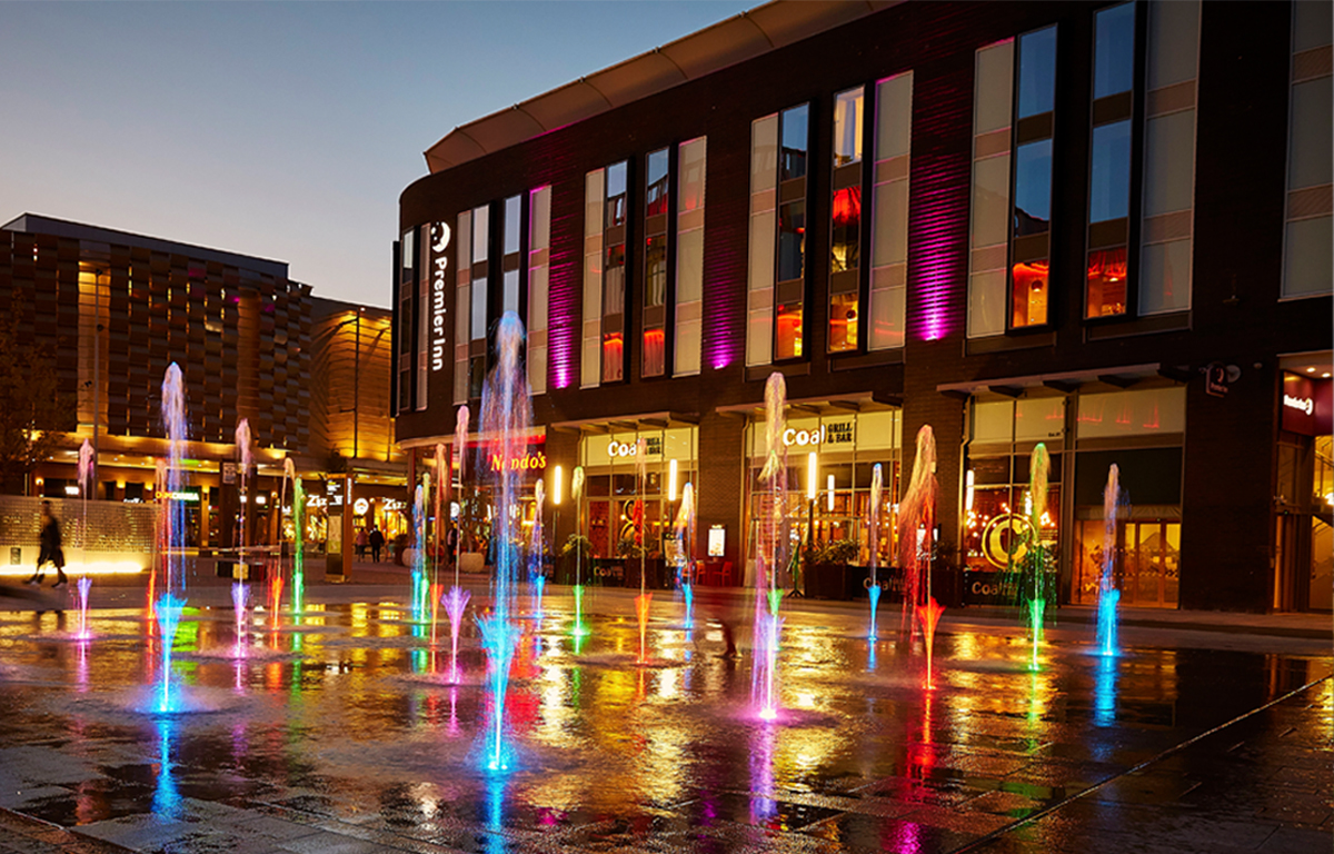 Photograph of the Premier Inn hotel in Telford